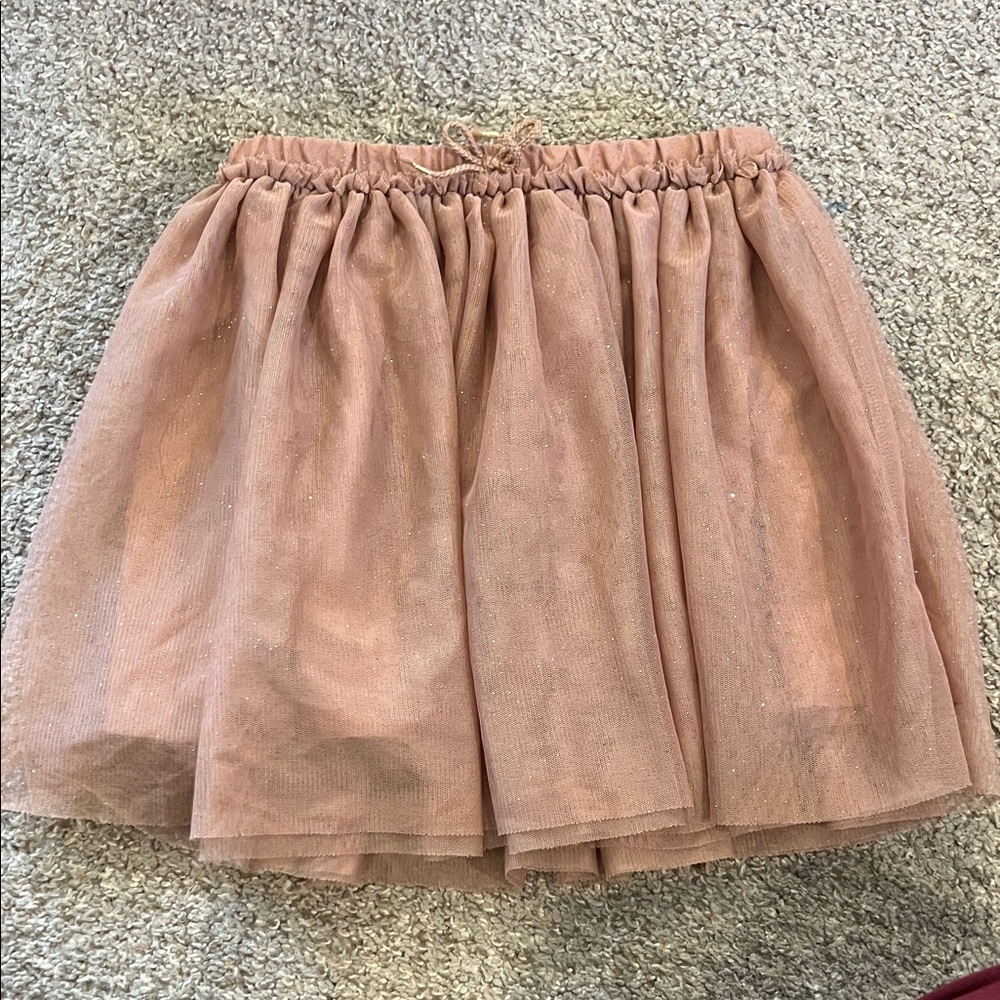 H&M Shimmering Rose Tulle Skirt